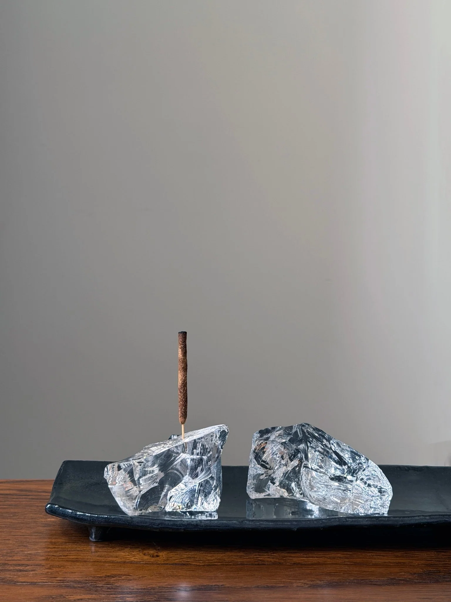 Japanese Glass Fragment Incense Burner - Image 6