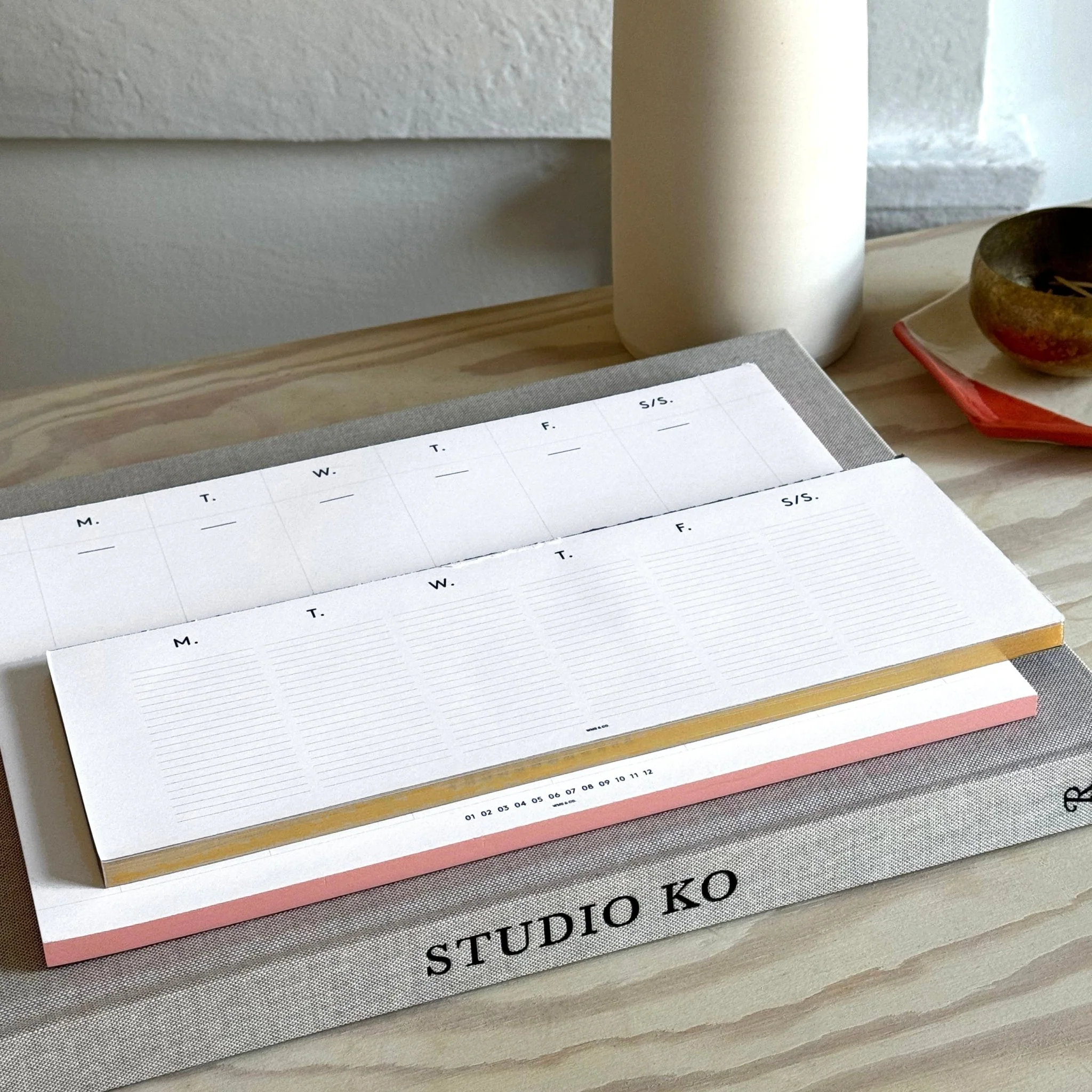 Keyboard Planners edged in Gold, Yellow, or Blush - Image 6