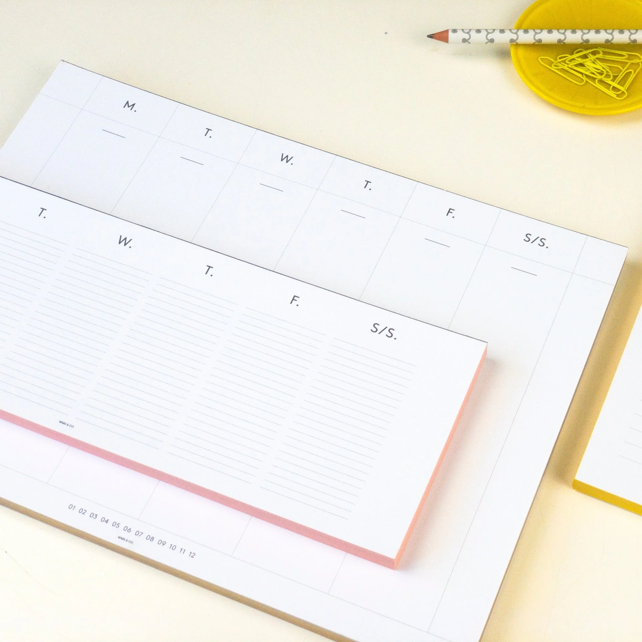 Keyboard Planners edged in Gold, Yellow, or Blush - Image 9