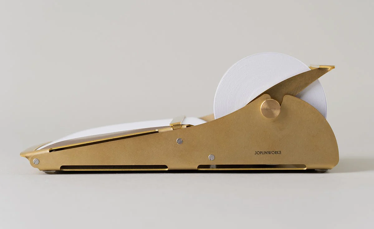 Desktop Roll Note Pad: Brass - Image 4