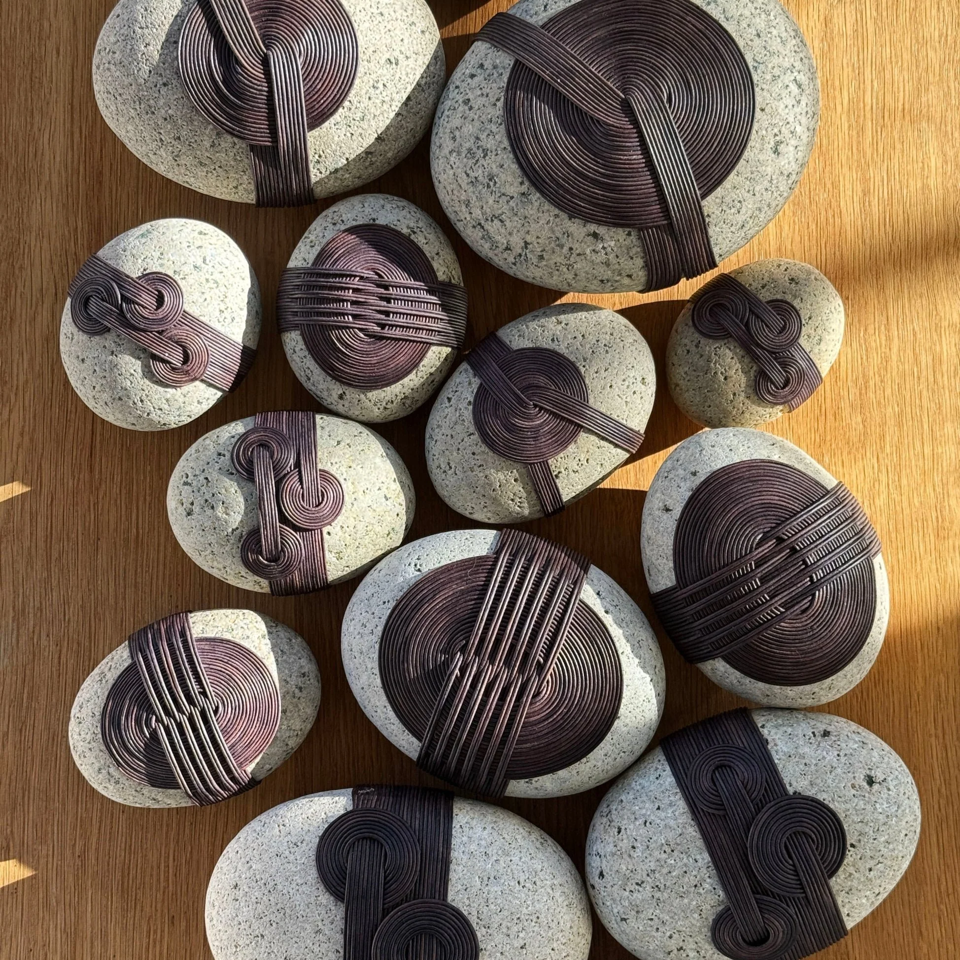 Sandra Simonson Wrapped Stones - Image 2