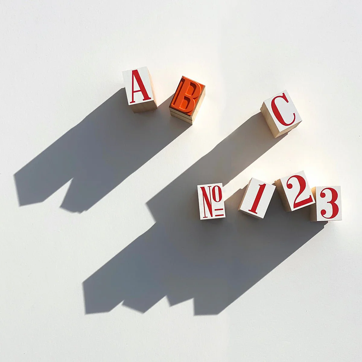 XL Letter or Number Rubber Stamp Sets - Image 3