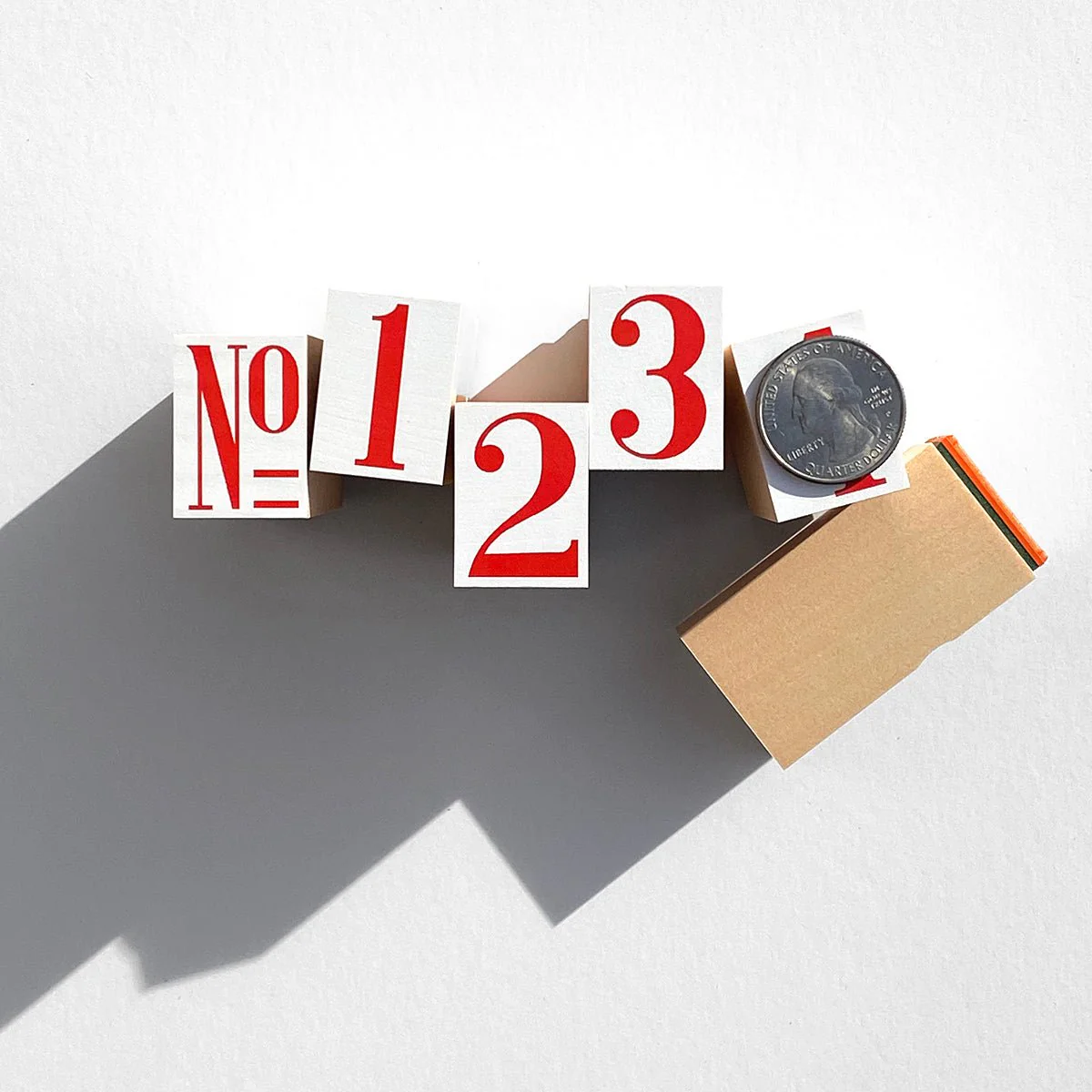 XL Letter or Number Rubber Stamp Sets - Image 6