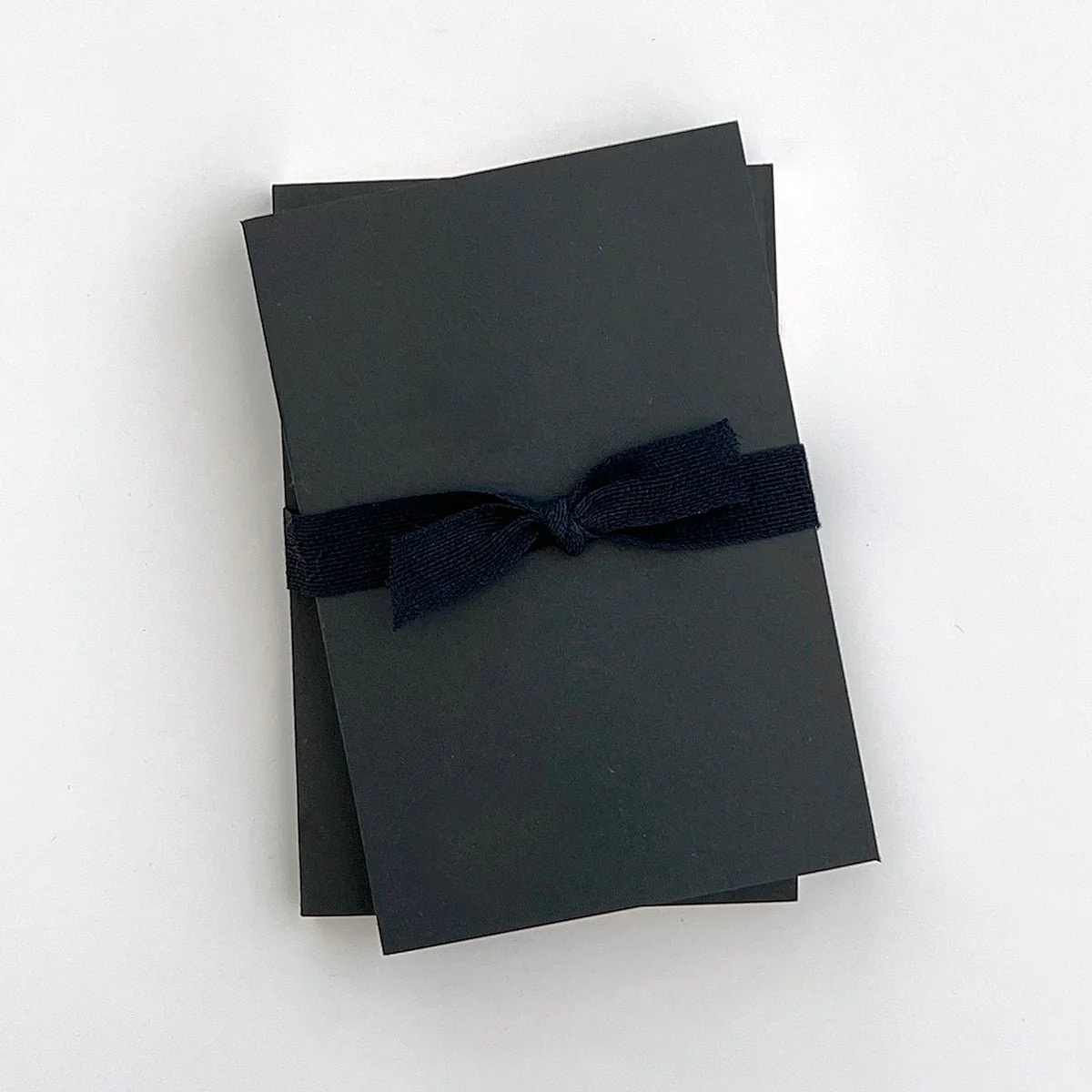 Little Black Notebooks with Rose Gold Edging (set of 2) - Image 3
