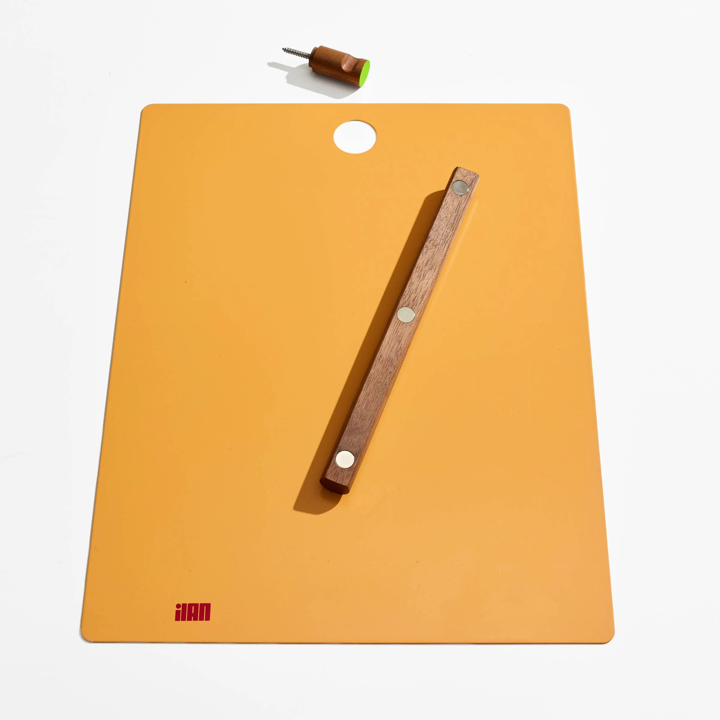 Magnetic Wall/Desk Clipboard: Orange - Image 3