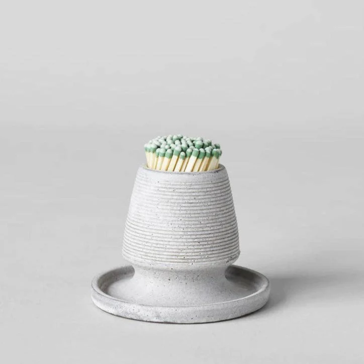 Grandmont St. Stoneware Match Strike and Tray - Image 3