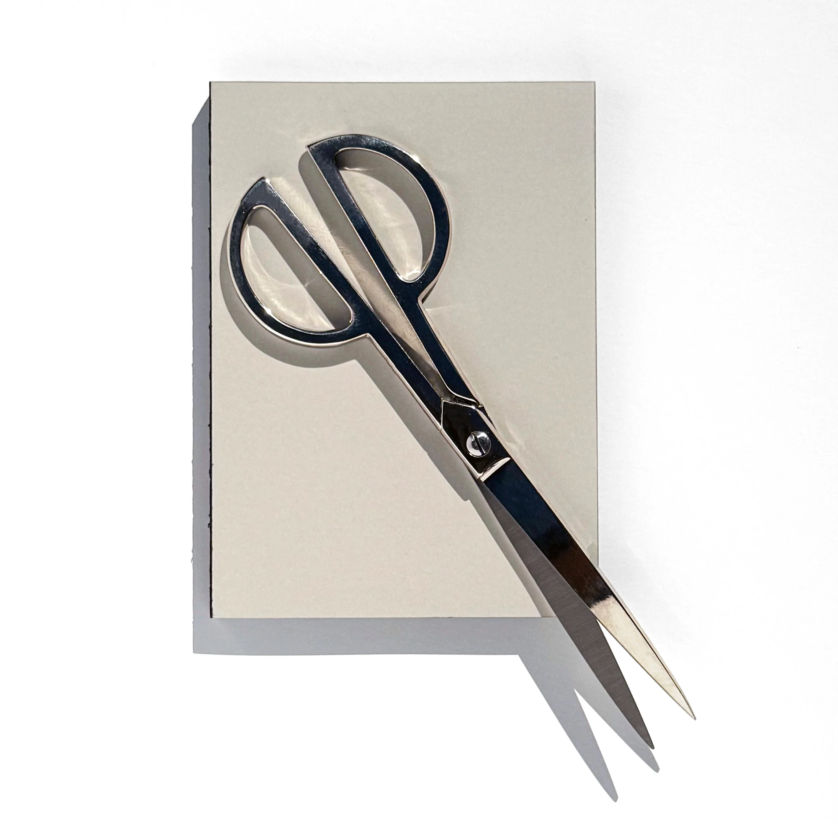 Modernist Nickel Scissors: 2 sizes - Image 3