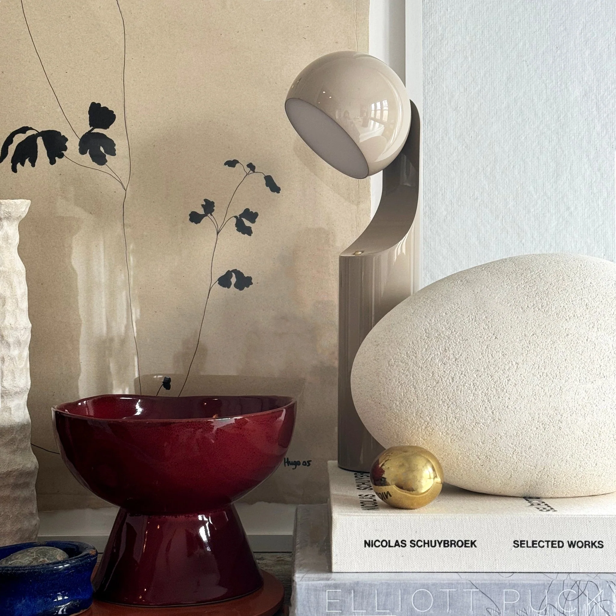 Mono Portable Lamp: Beige - Image 3