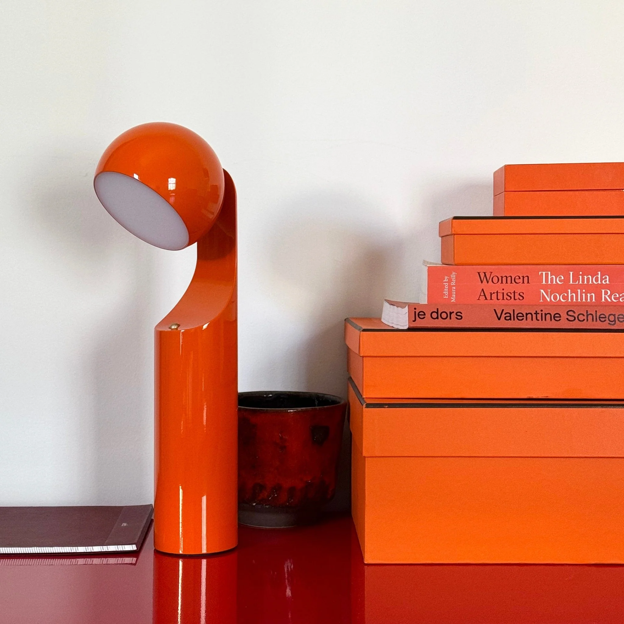 Mono Portable Lamp: Tangerine Orange - Image 4