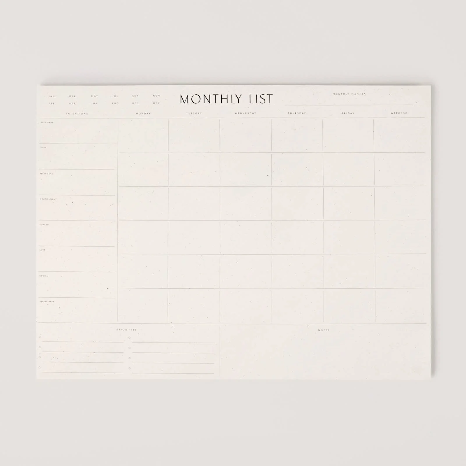 Wilde House Monthly  Planner Pad - Image 3