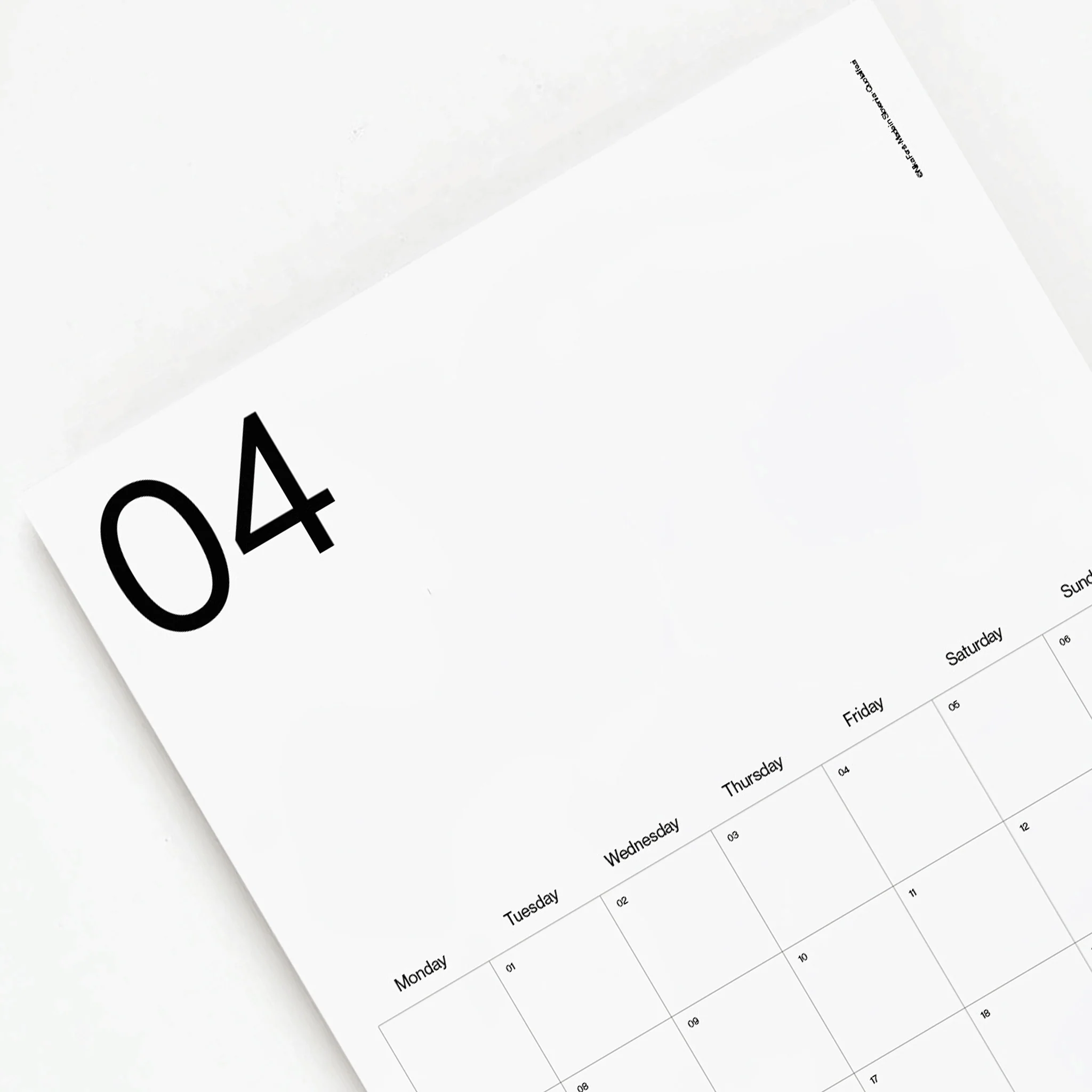 Monthly Minimalist Wall Planner 2026 - Image 3