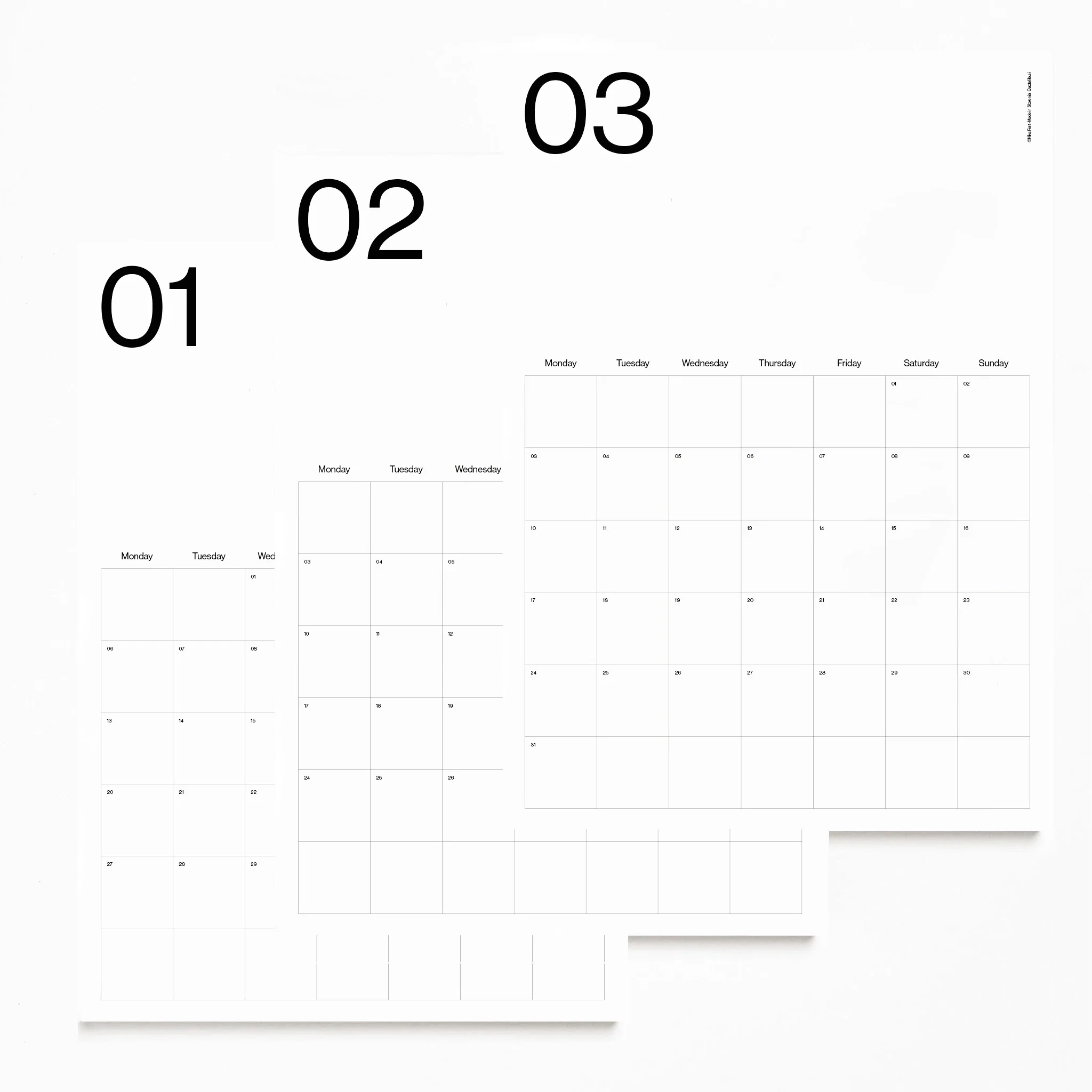 Monthly Minimalist Wall Planner 2026 - Image 5