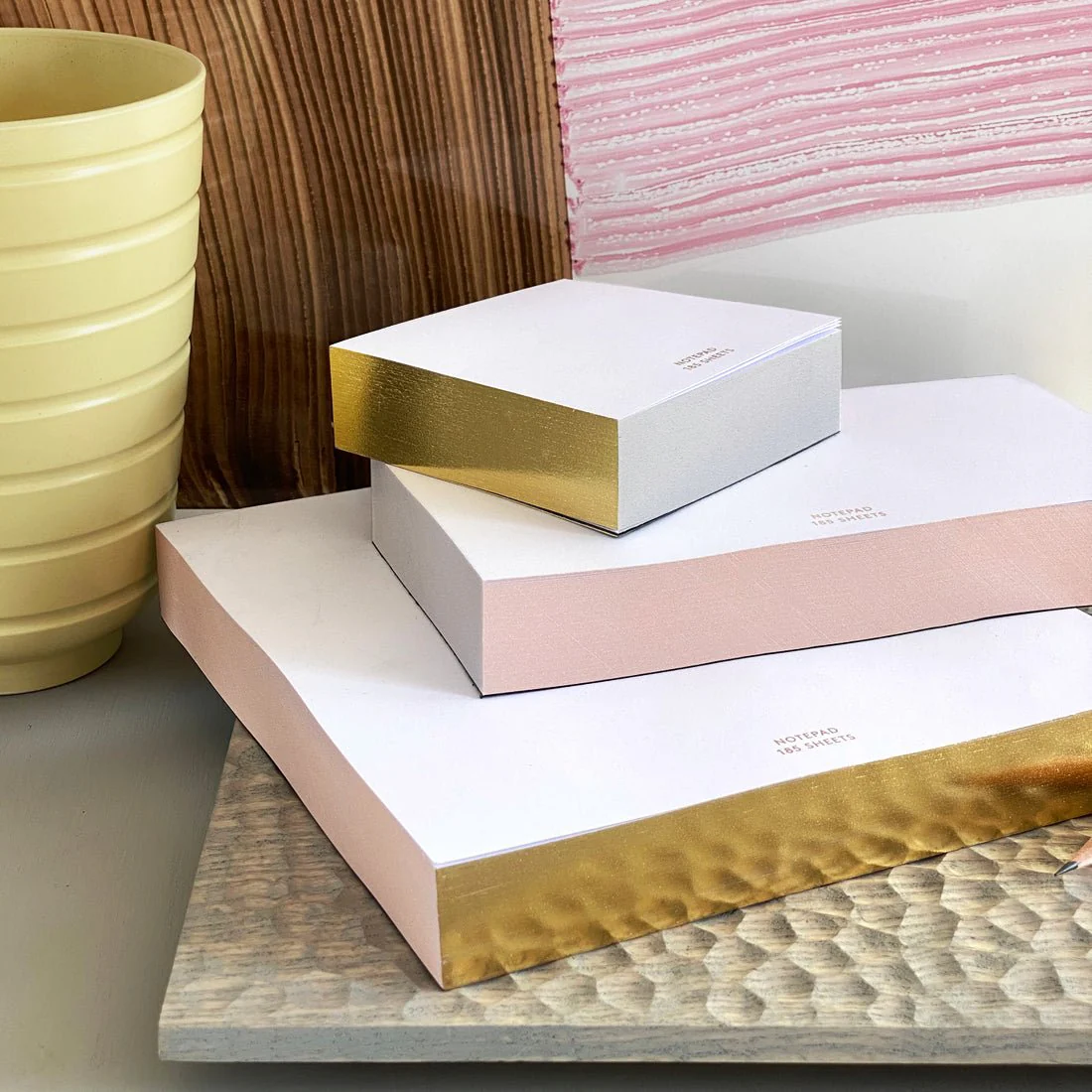 Multi-Edged Pads: Blush/Gold/Grey, 3 sizes - Image 4