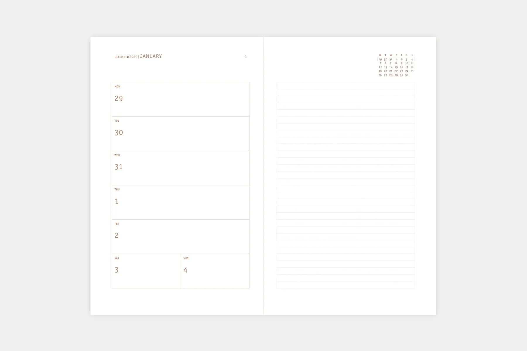 Niczeni 2026 Planner: Plum - Image 3