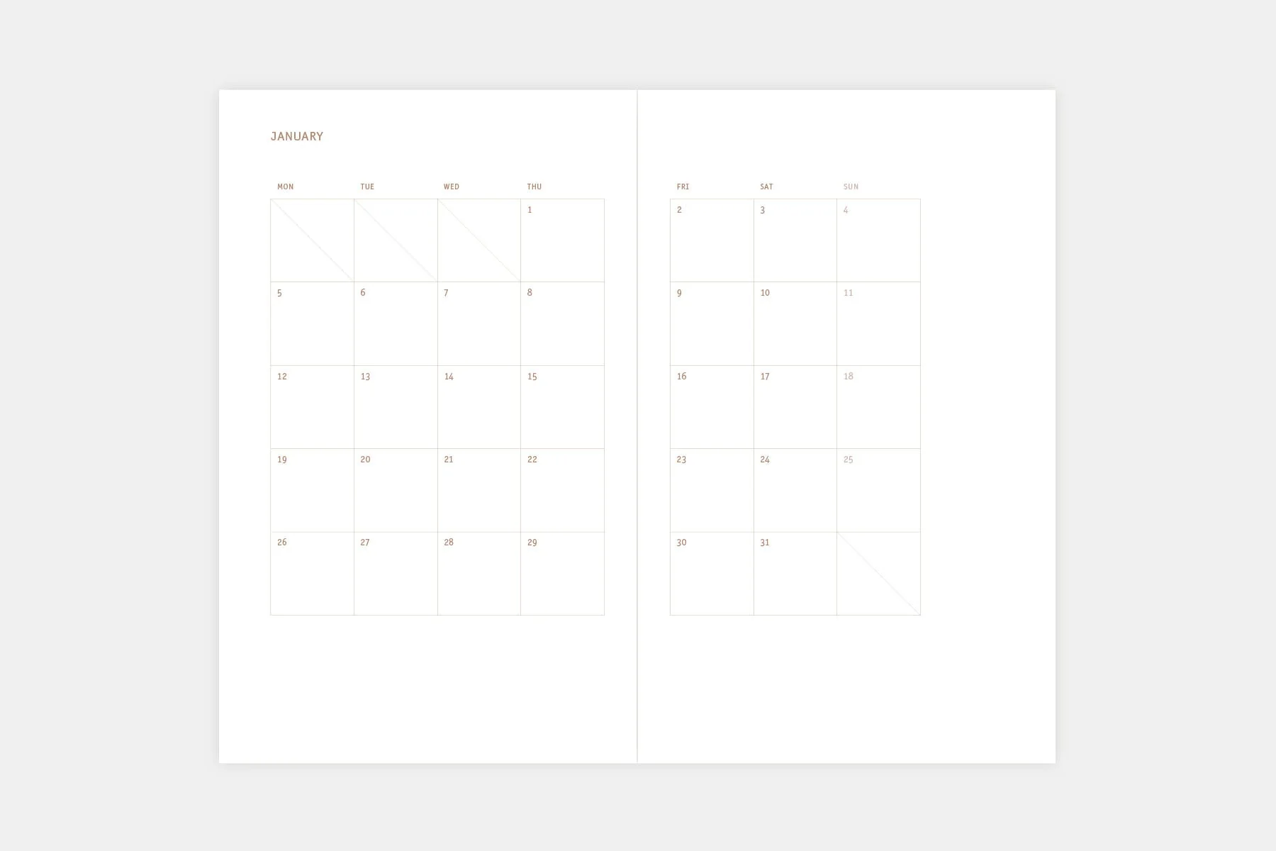 Niczeni 2026 Planner: Pine - Image 4
