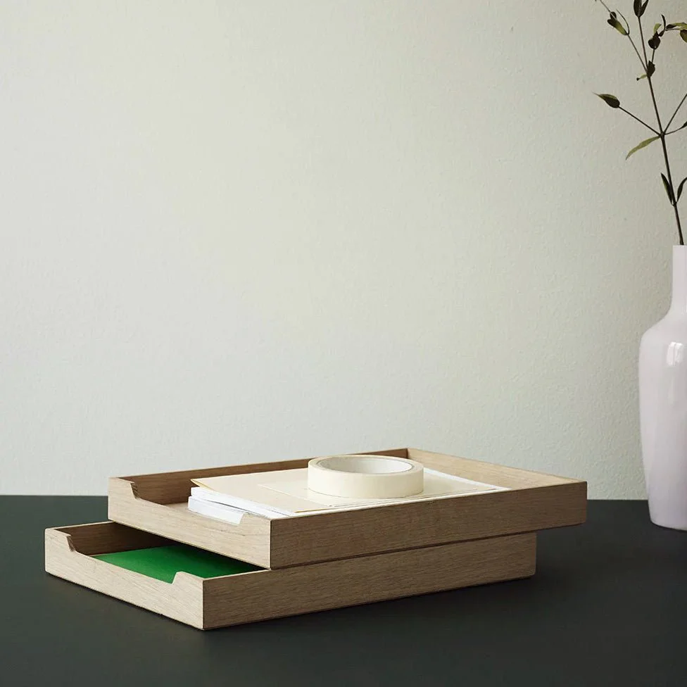 Modular Oak Letter Tray - Image 5