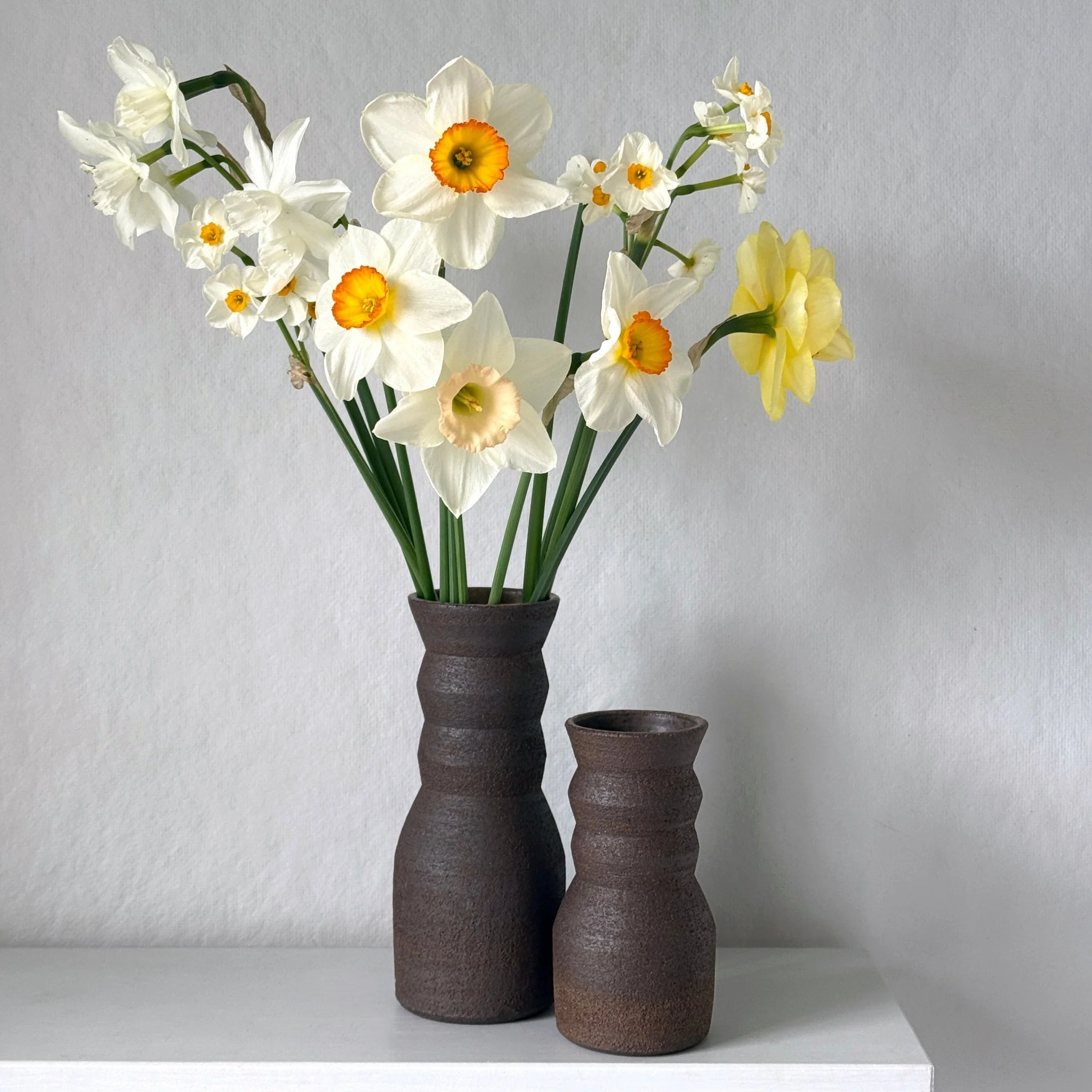 Olivia Snow Ceramic Vases - Image 2