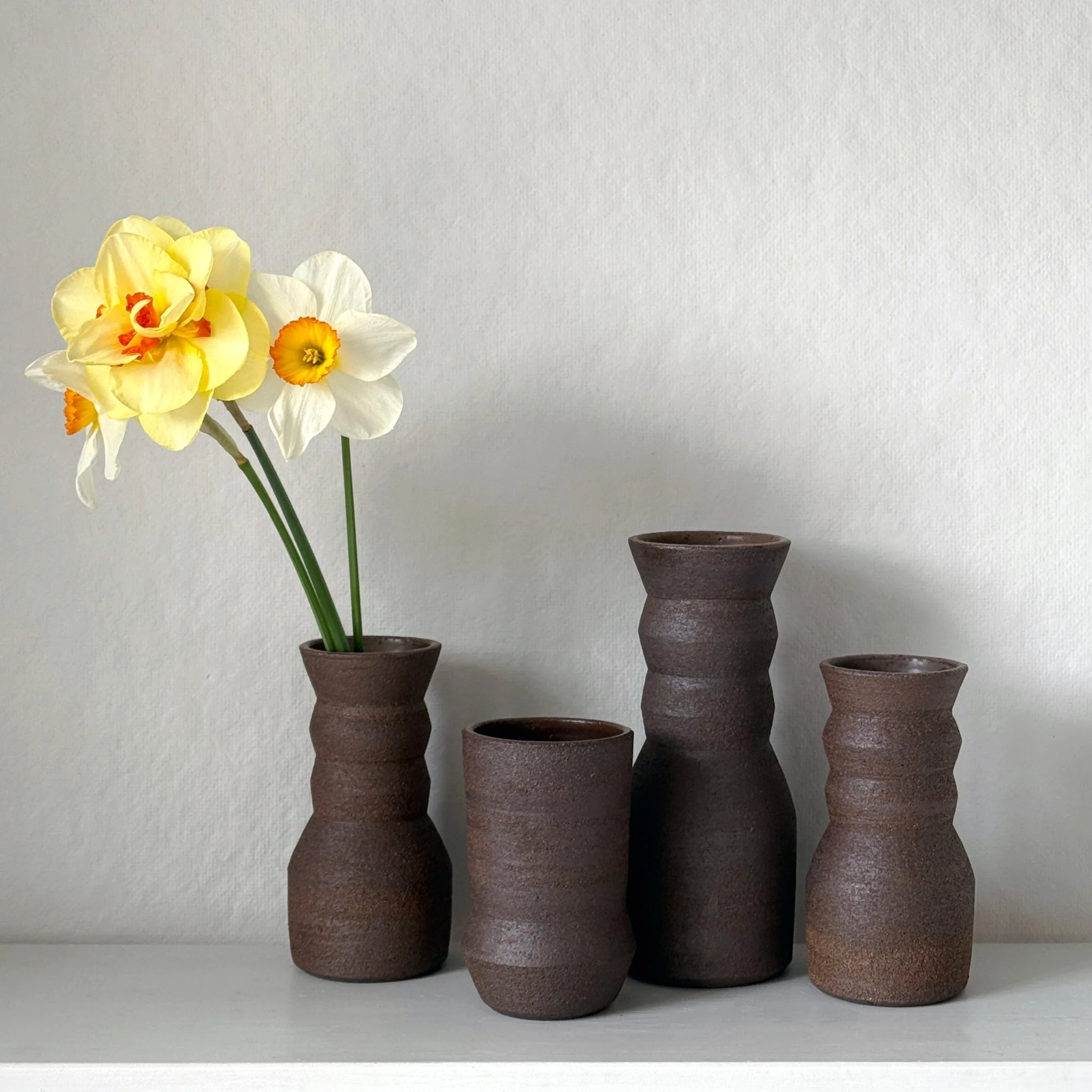 Olivia Snow Ceramic Vases - Image 3