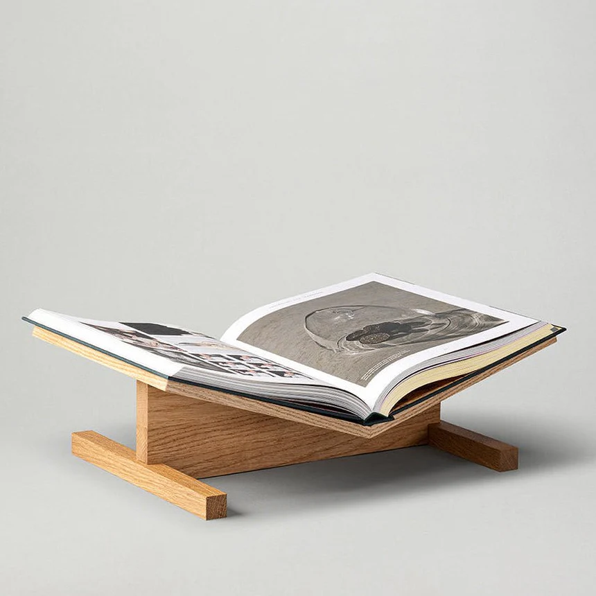 Page Book Stands: Natural Oak, 2 sizes - Image 5