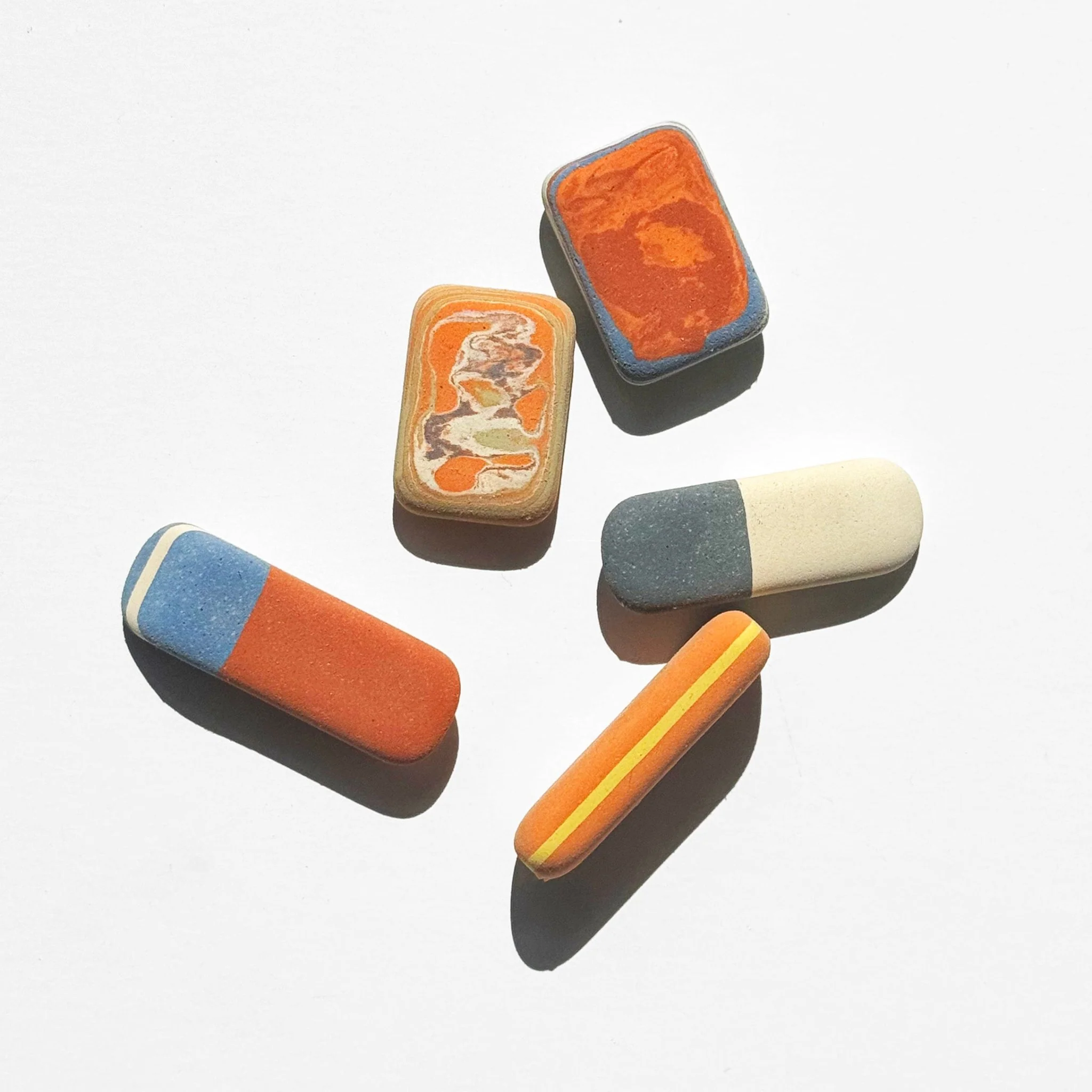 Pebble Erasers