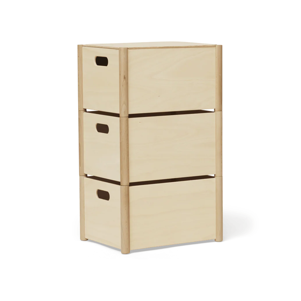 Pillar Storage box: Beech - Image 4