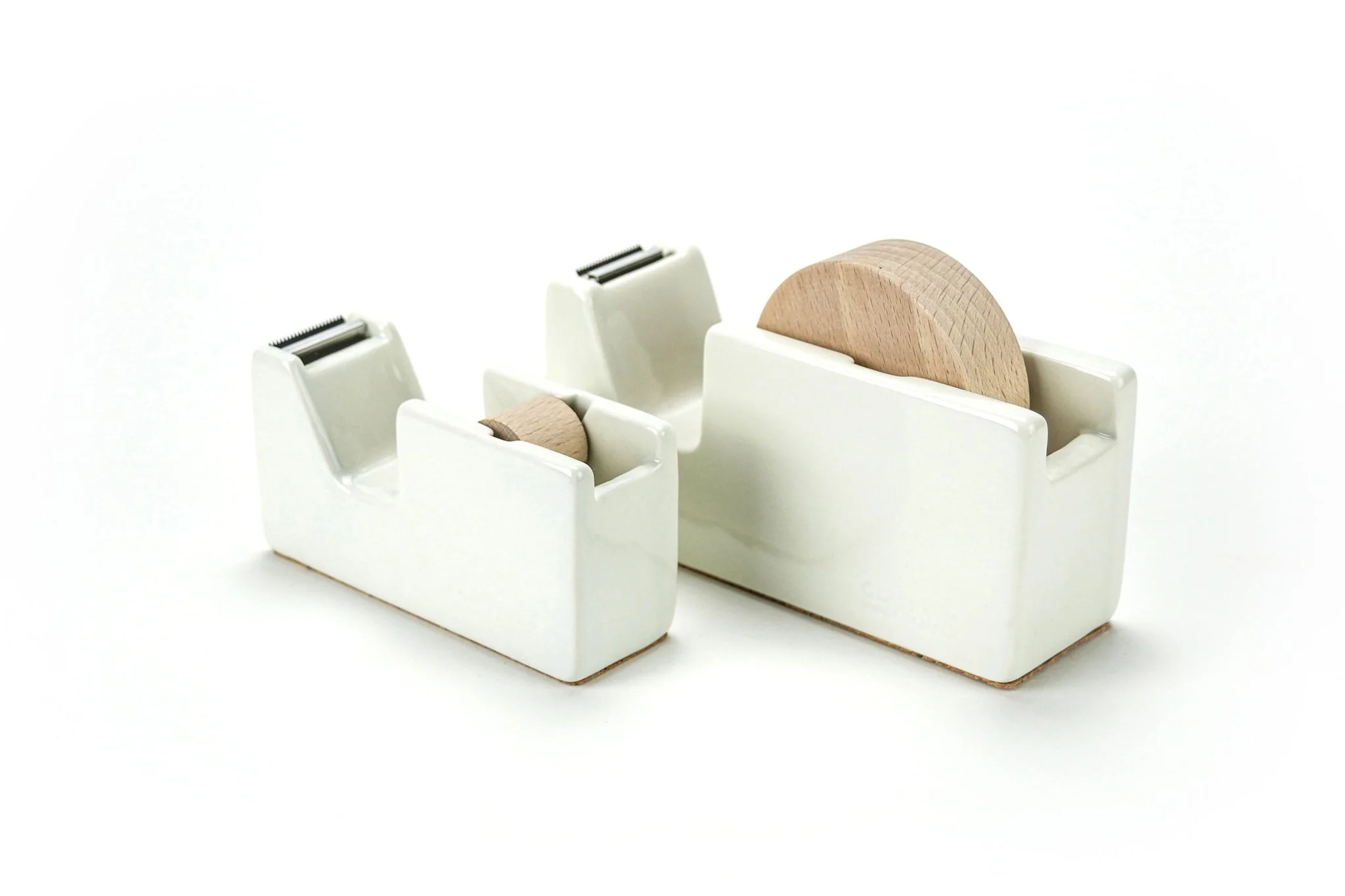 Porcelain Tape Dispensers: 2 Sizes - Image 2