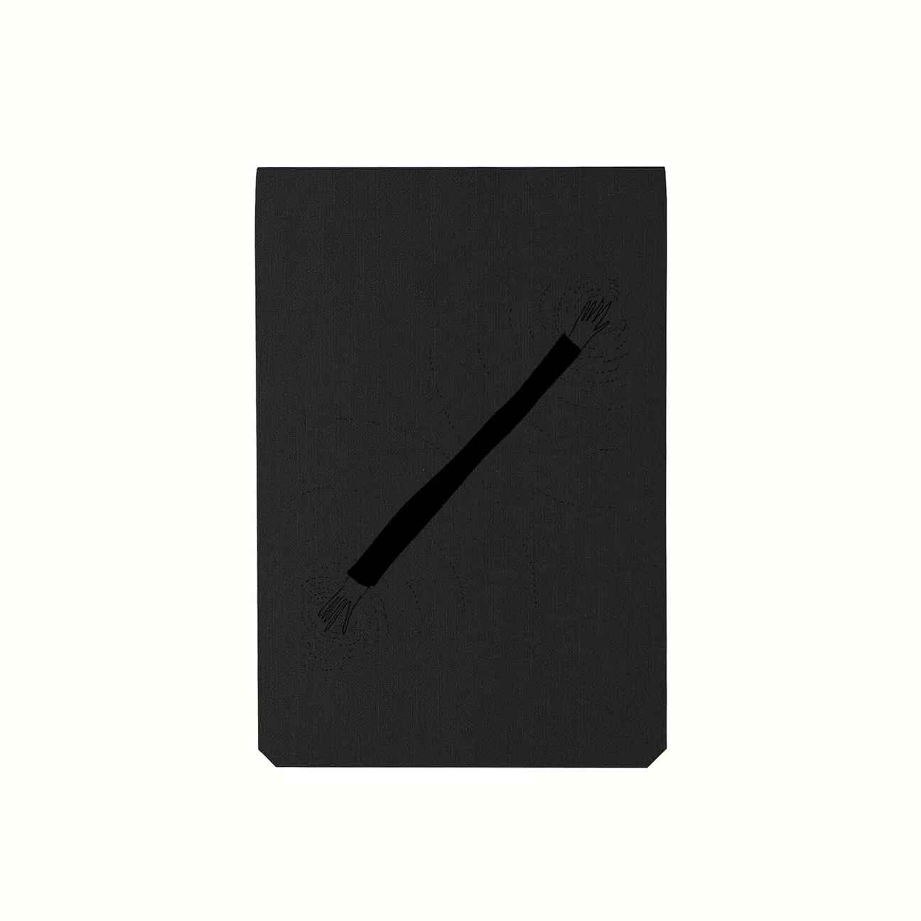 Postalco Notebook: A6 Black "Double Arm"