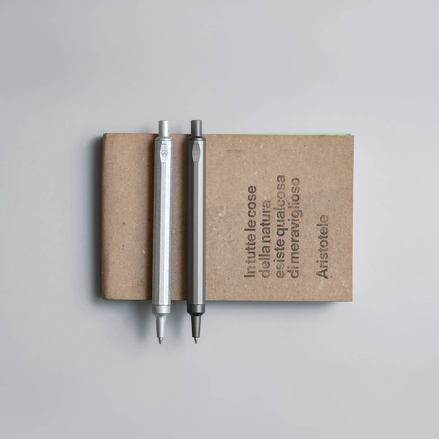 Raw Aluminum Ballpoint Pen - Image 3
