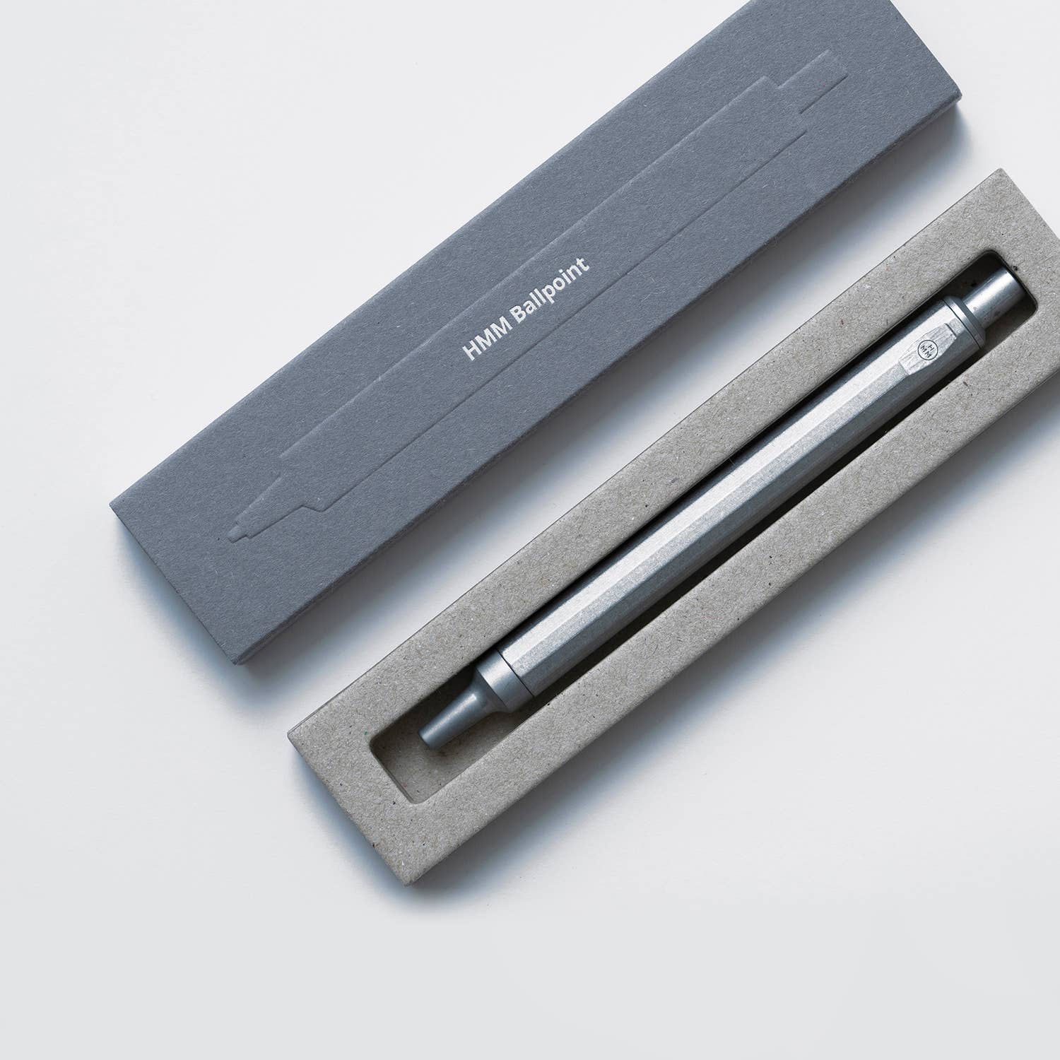 Raw Aluminum Ballpoint Pen - Image 4