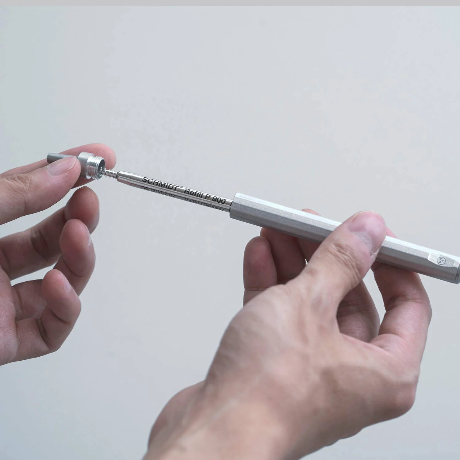 Raw Aluminum Ballpoint Pen - Image 8