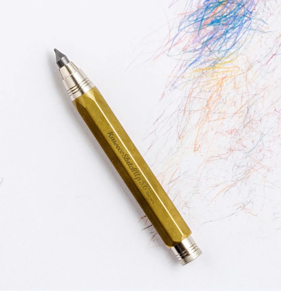 Raw Brass Clutch Pencil - Image 4