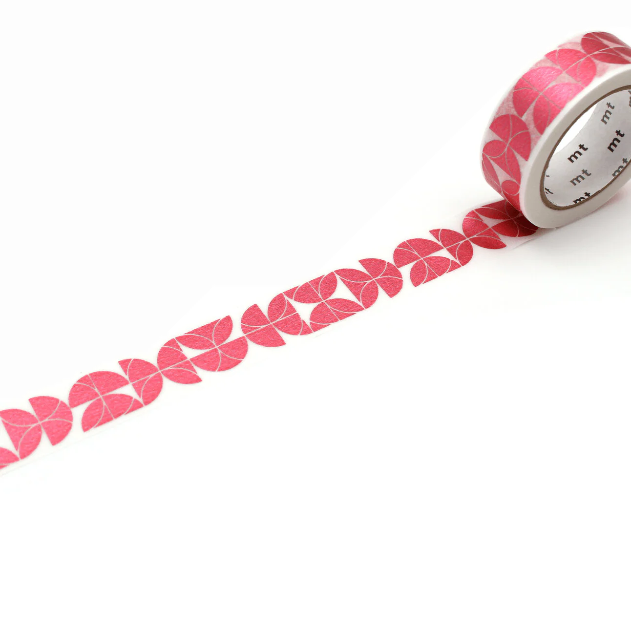 Red SemiCircle Washi Tape - Image 2