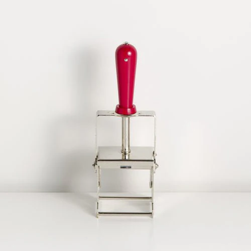 Self-Inking Custom Rubber Stamp: Nickel+Red - Image 12