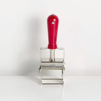 Self-Inking Custom Rubber Stamp: Nickel+Red - Image 16