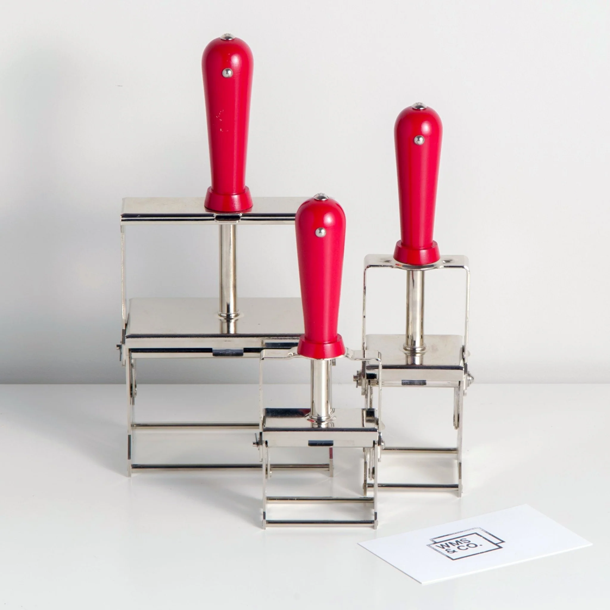 Self-Inking Custom Rubber Stamp: Nickel+Red - Image 4