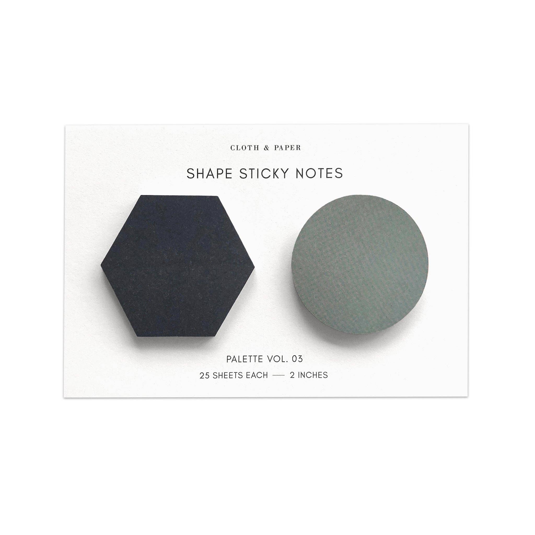 Shape Sticky Note Sets: 2 Colorways - Image 2