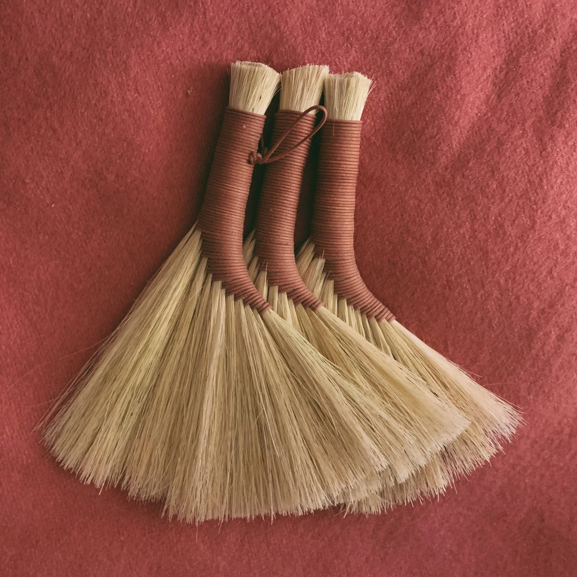 Handmade Tampico Turkey Wing Broom