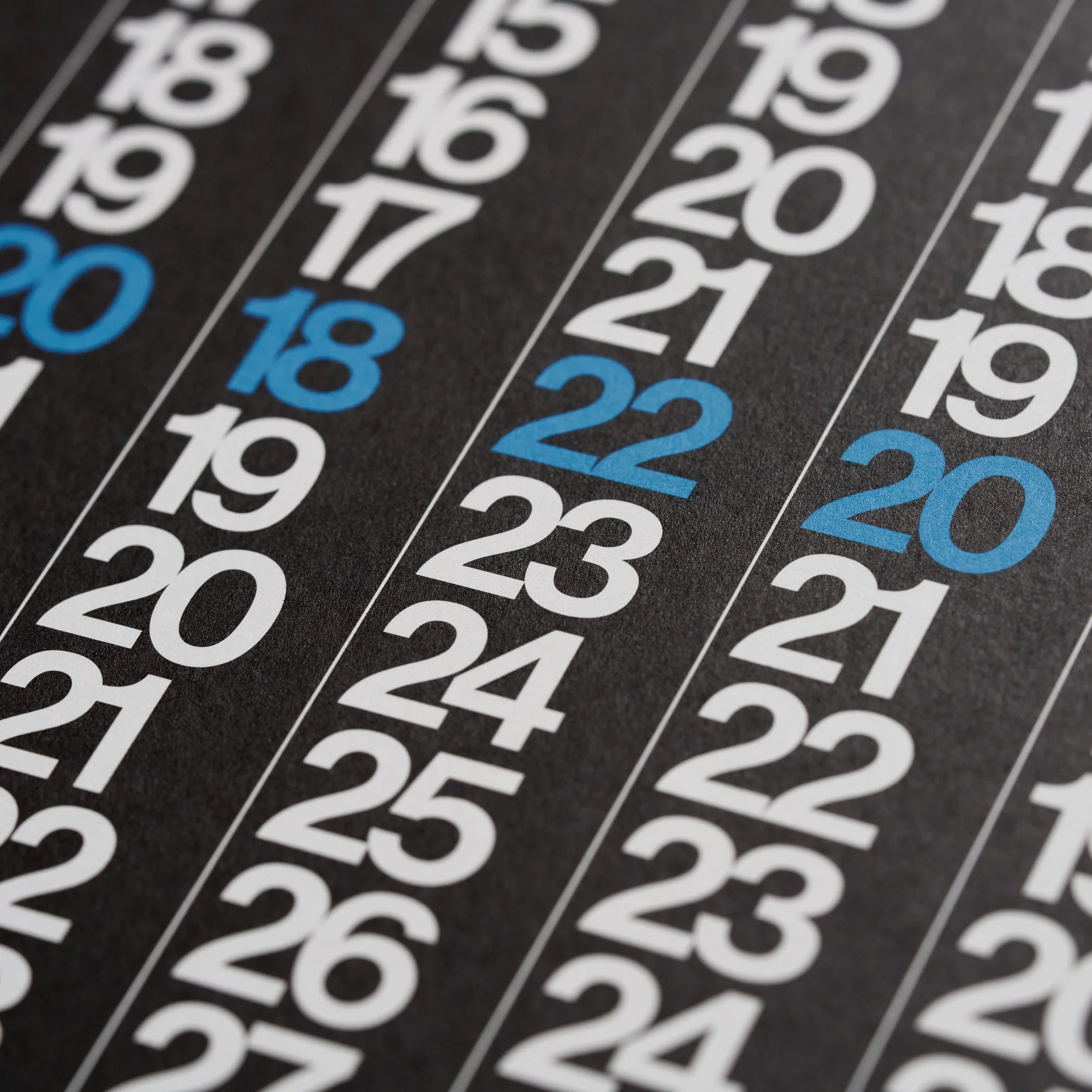 Stendig 2026 V Yearly Calendar: Black - Image 3