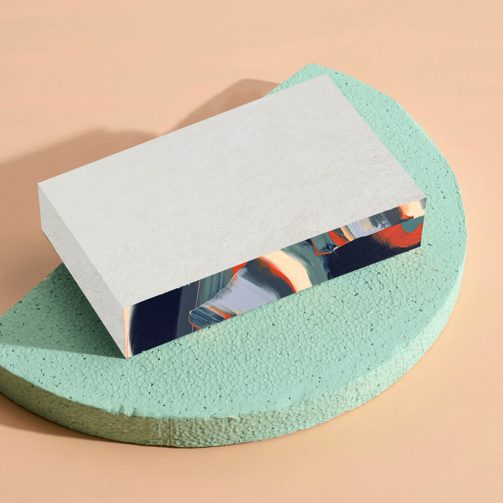 Hand-Painted Edge Swirl Pads: Nautilus - Image 4