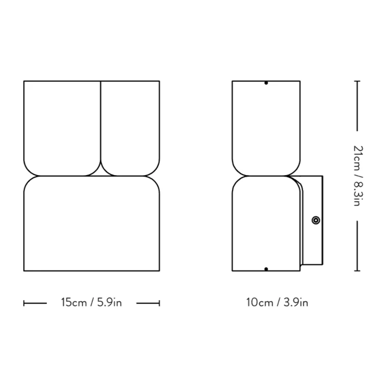 Tabata Wall Lamp: Black - Image 11