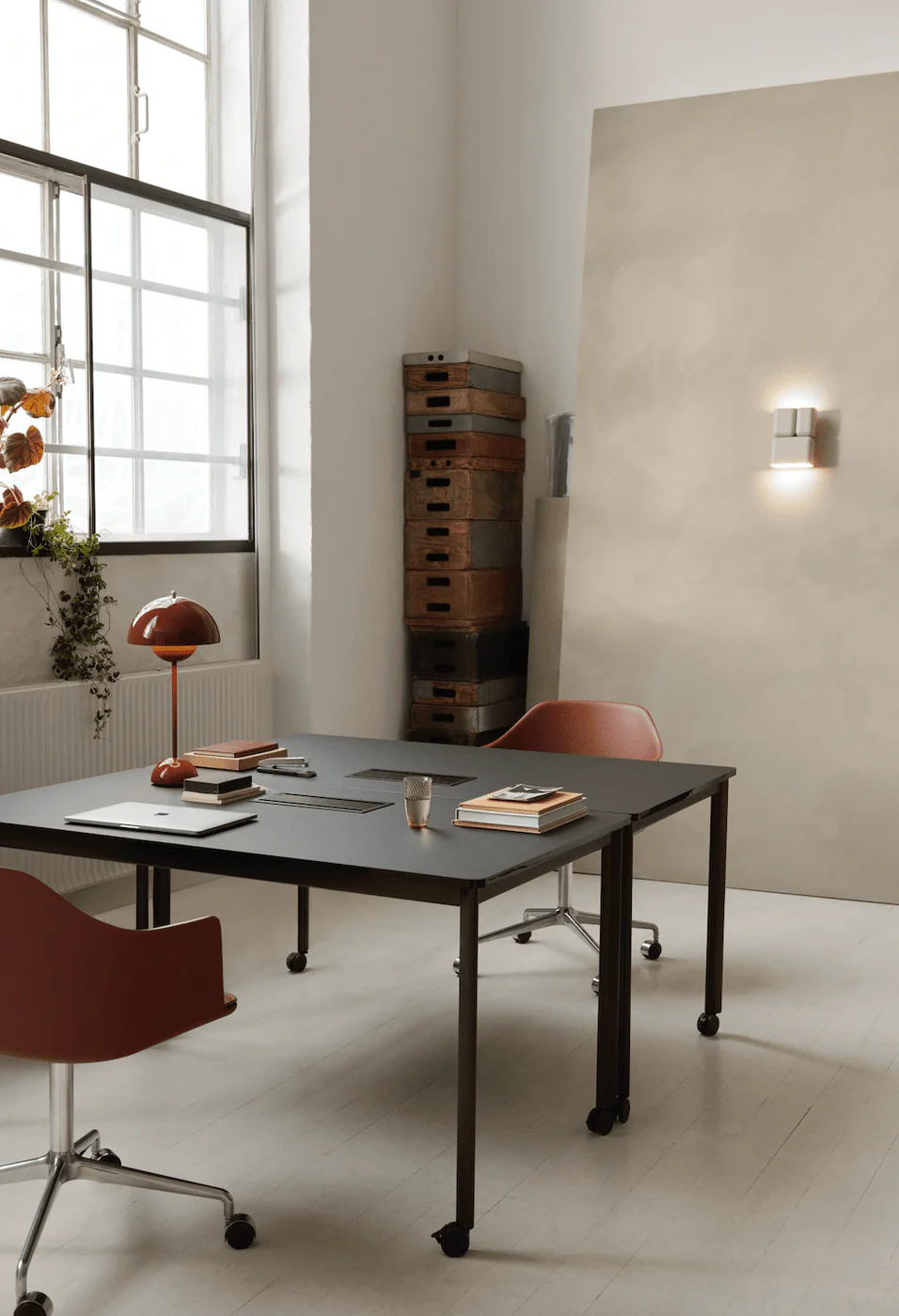 Tabata Wall Lamp: Silk Grey - Image 3