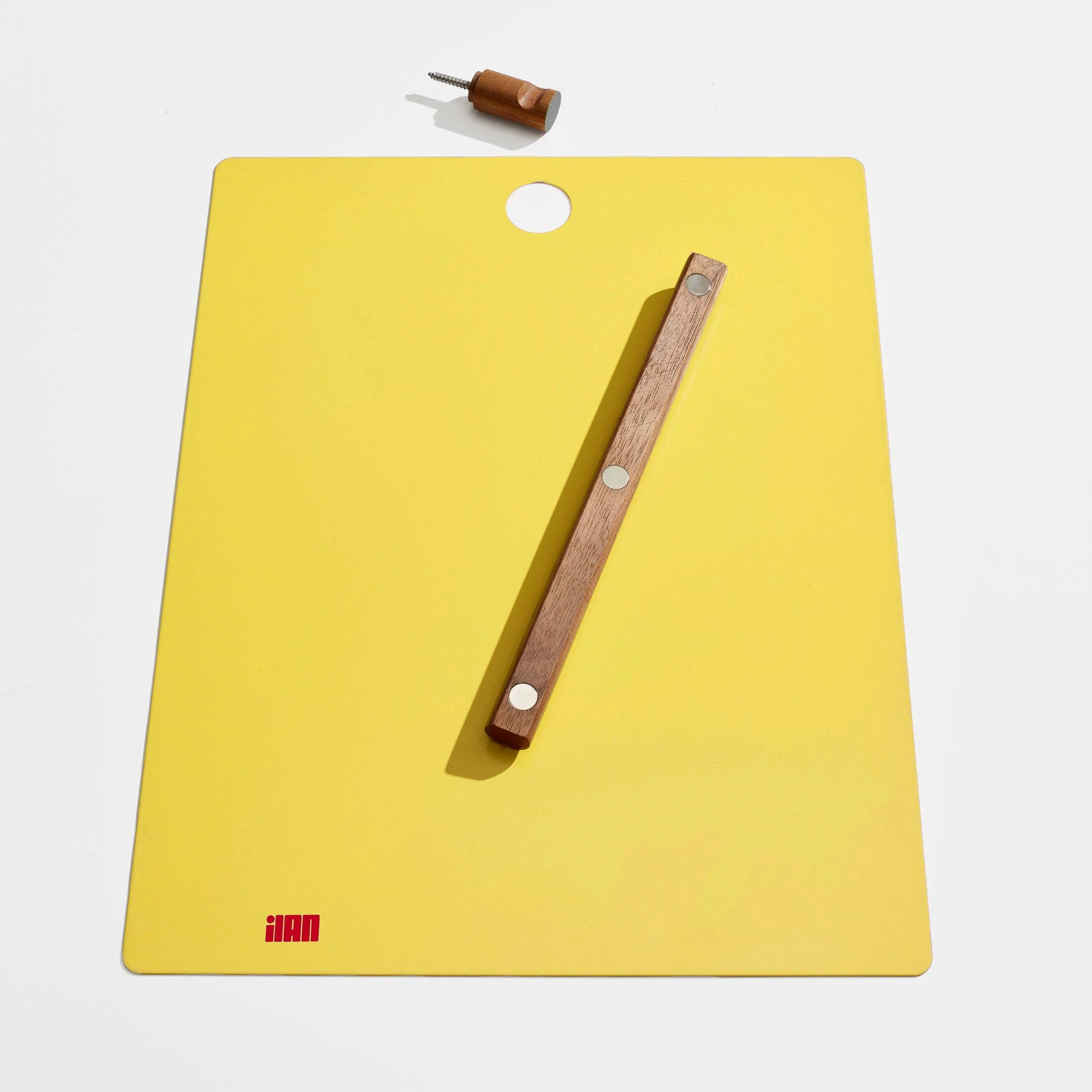 Magnetic Wall/Desk Clipboard: Yellow - Image 4