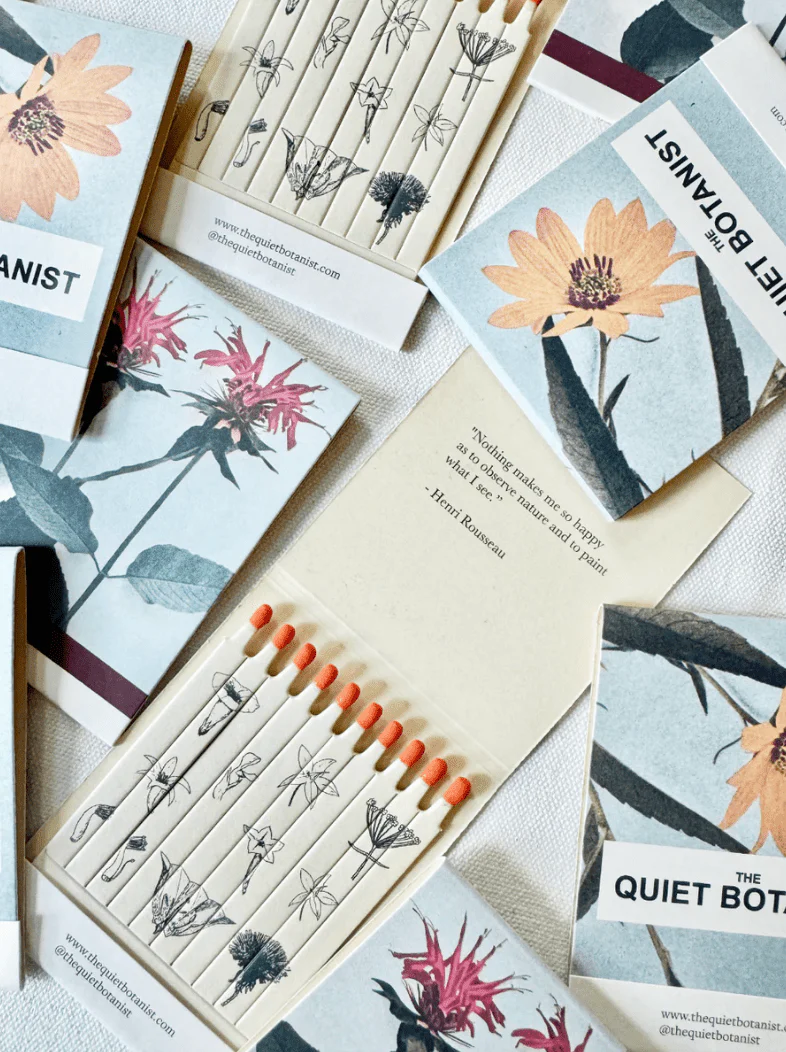 The Quiet Botanist: Moody Blooms Candle - Image 8