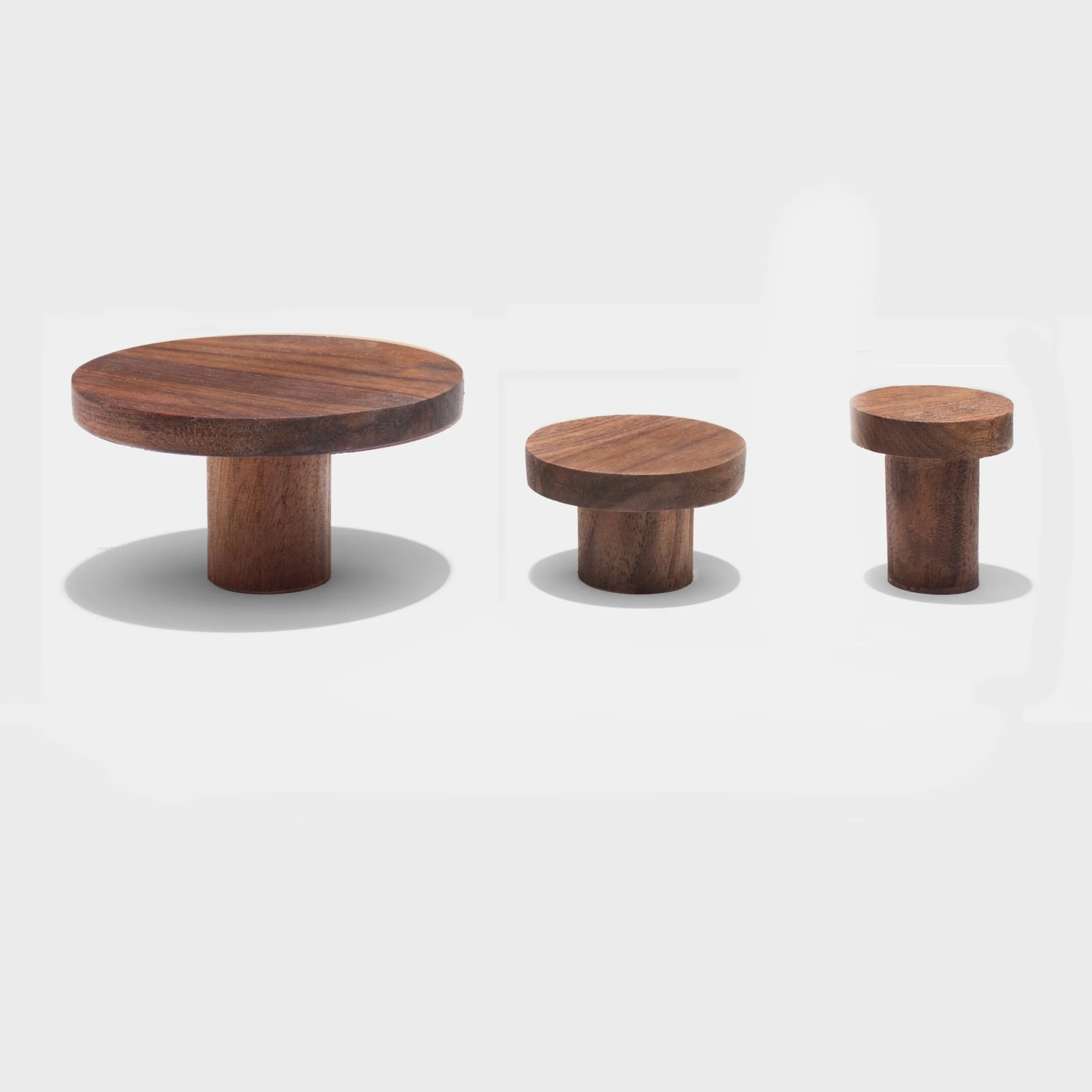 Three Wall Hooks: Walnut - Image 2