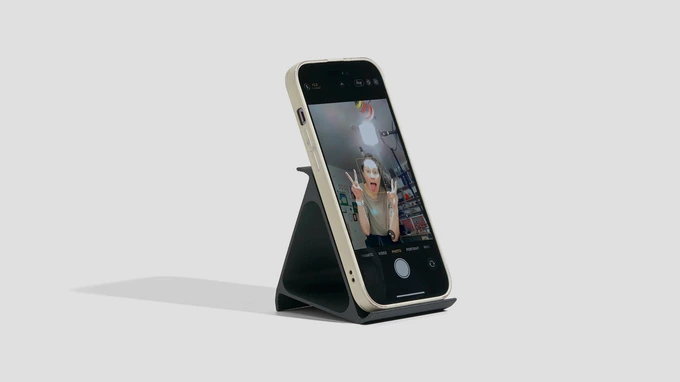 Tri-Angle 55-66-88 Phone Stand: Silver - Image 2