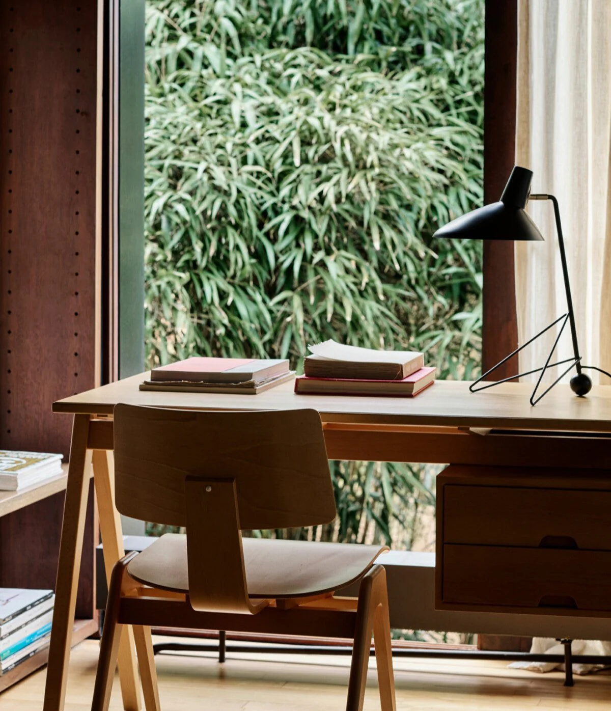 Tripod Table Lamp: Black - Image 3