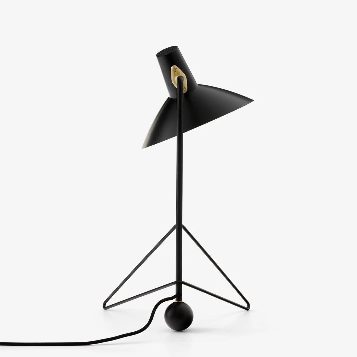 Tripod Table Lamp: Black - Image 5