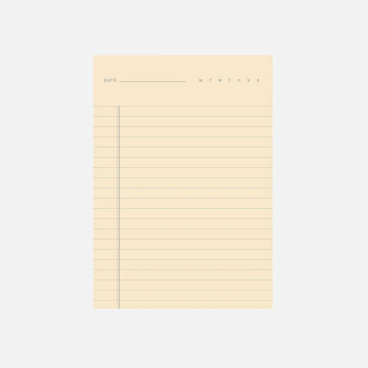 Two-in-One Notepad: Cream/Brown - Image 2