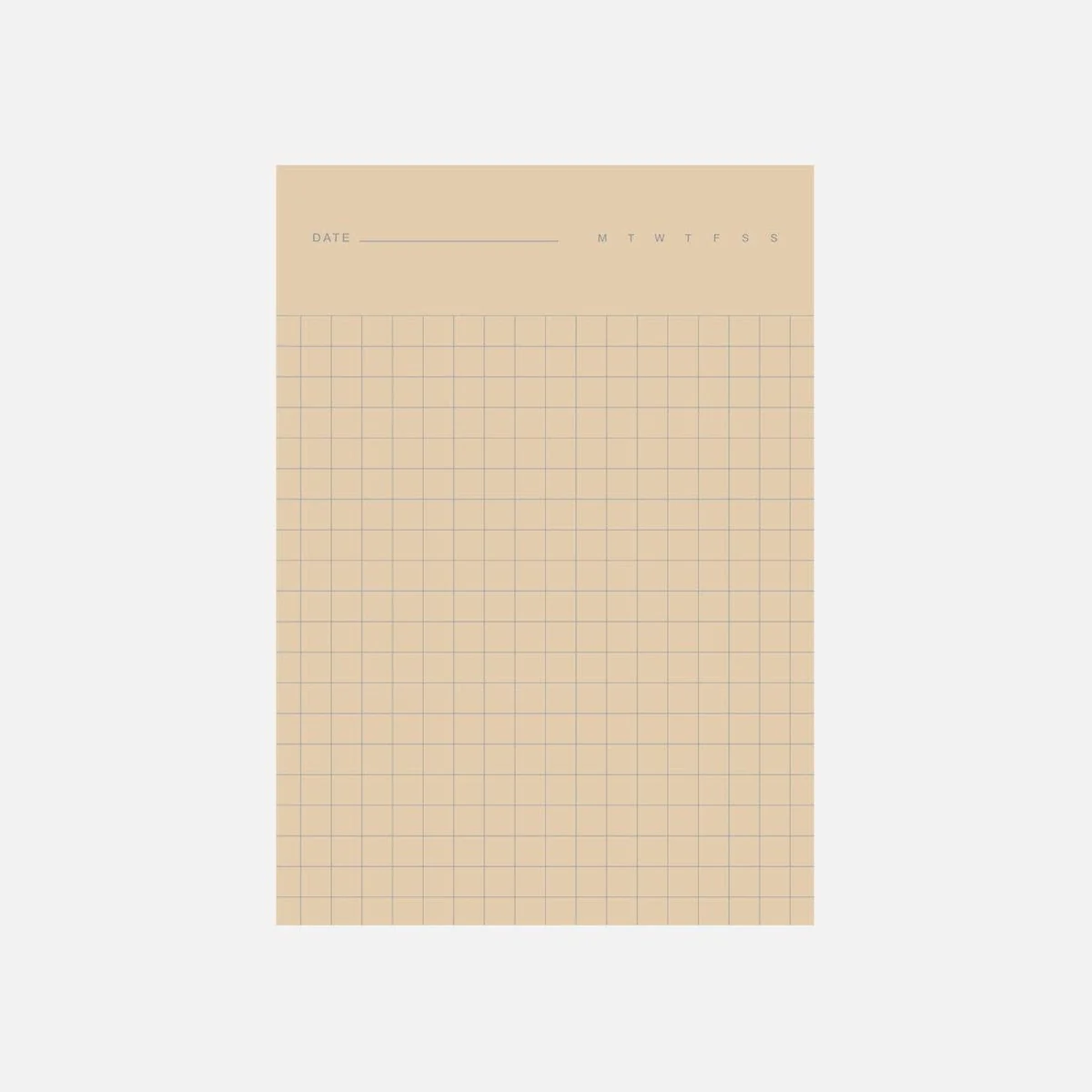 Two-in-One Notepad: Cream/Brown - Image 3
