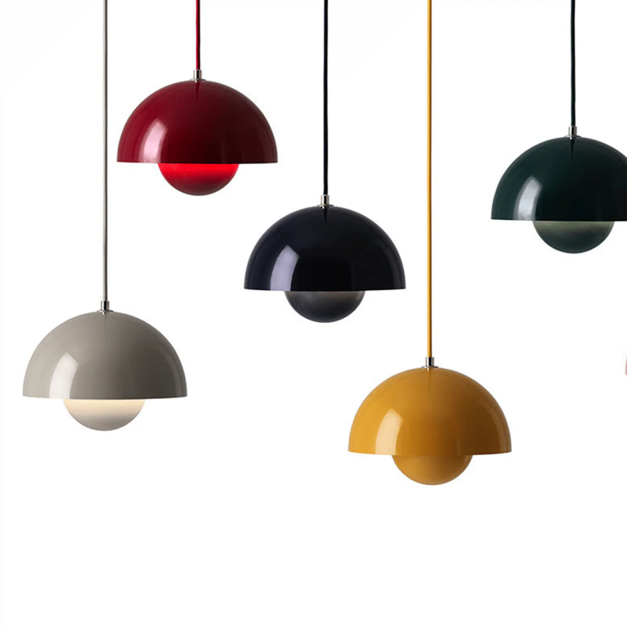 Verner Panton Flowerpot VP1 Pendant Lamps: 6 colorways - Image 3